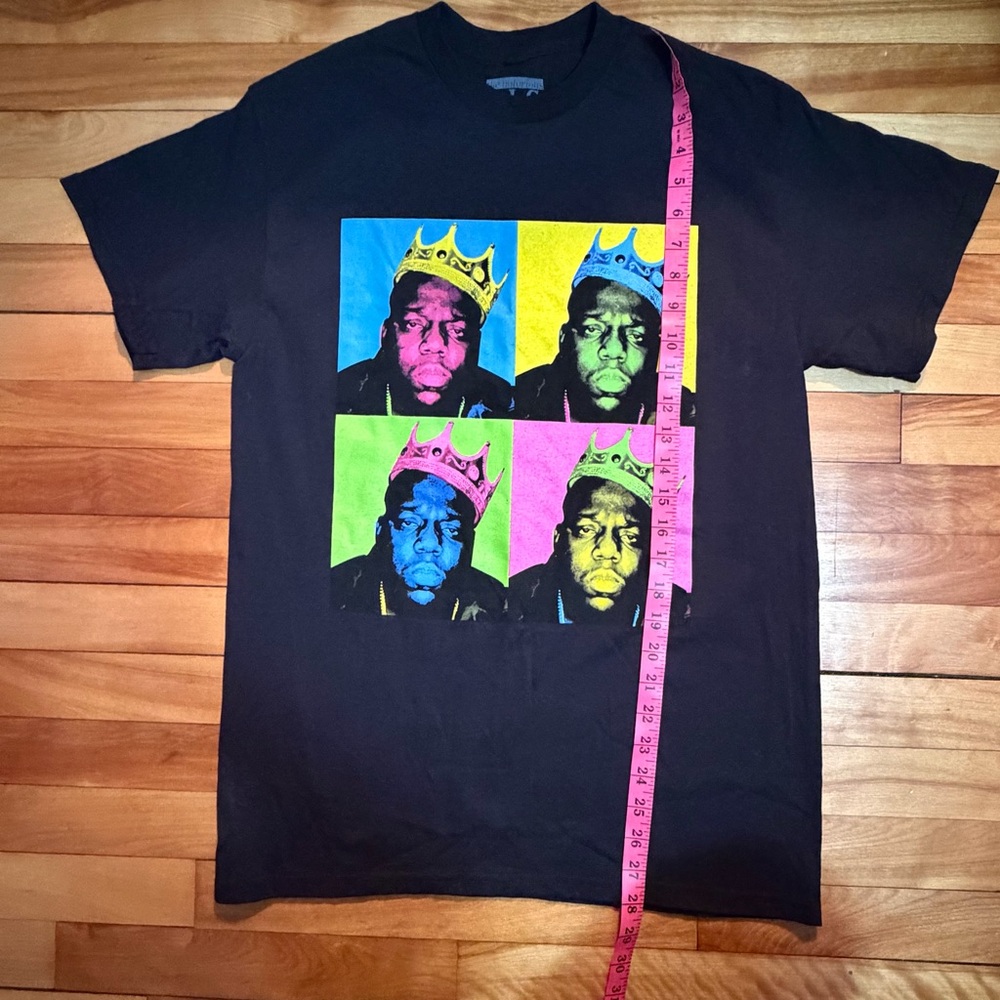 Notorious B.I.G. Crown Pop Art T-Shirt – Medium - Picture 6 of 7